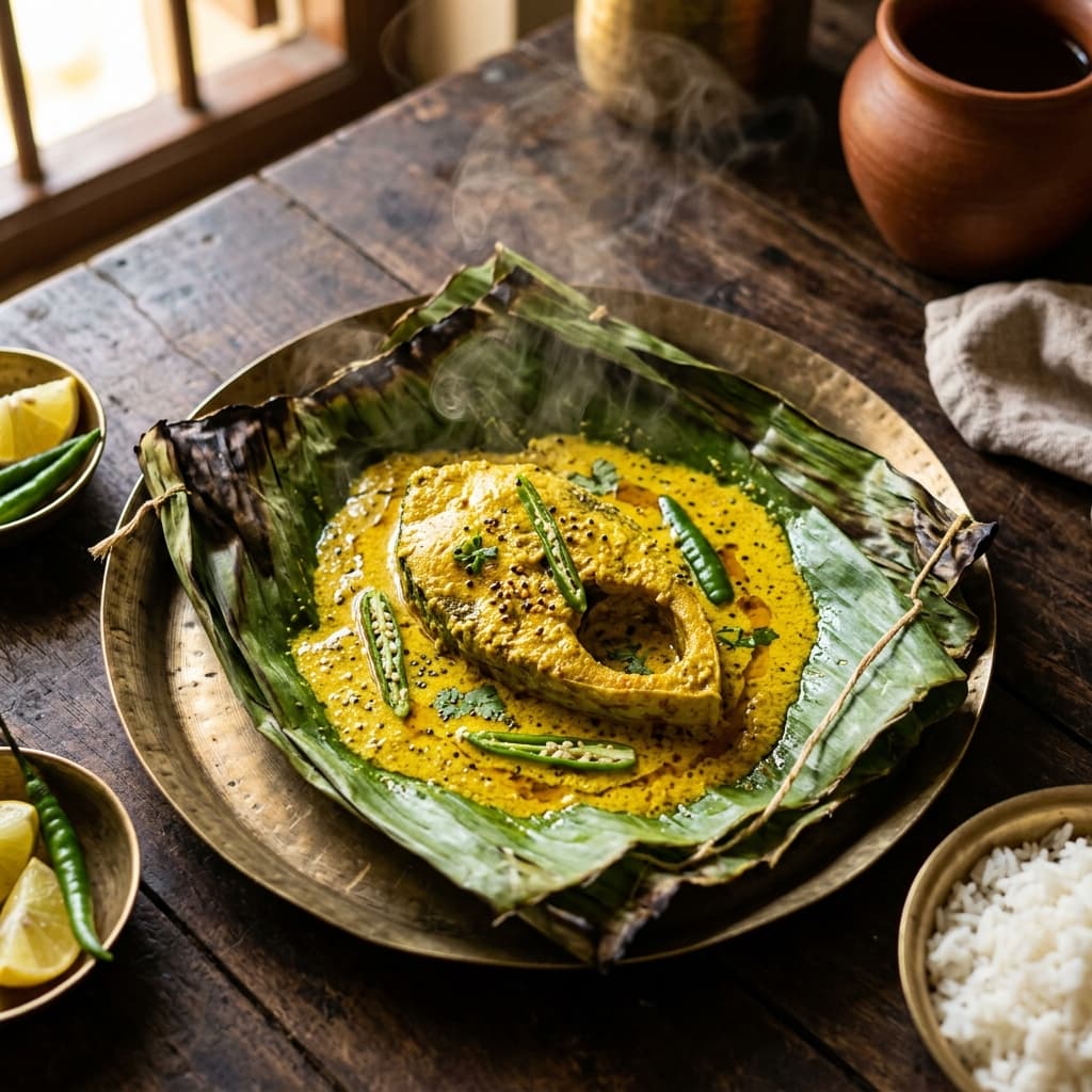 Ilish (Hilsa) Bhapa
